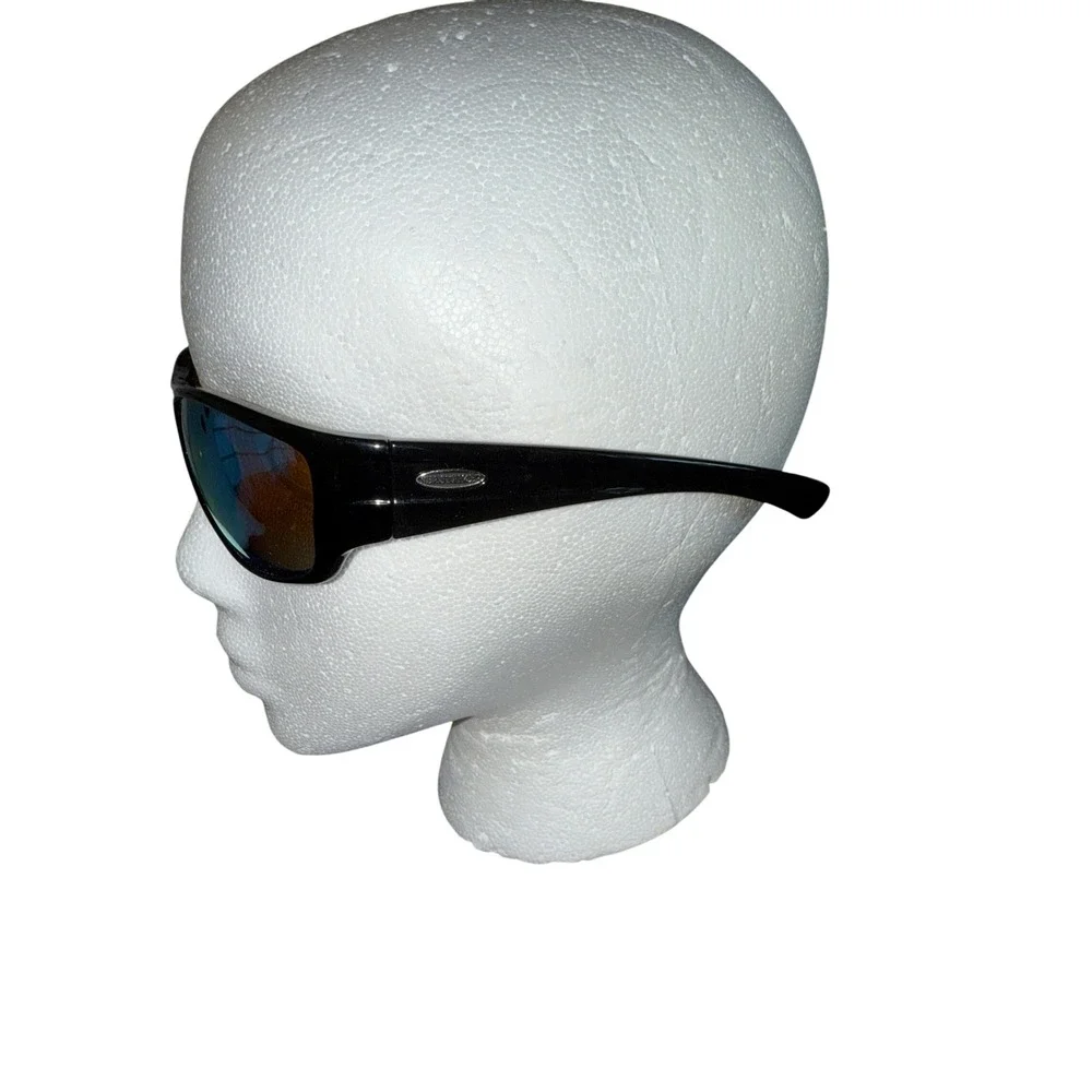 Seastriker Sunglasses Black Frame Blue‎ Mirrored Lens Bill Collector S225